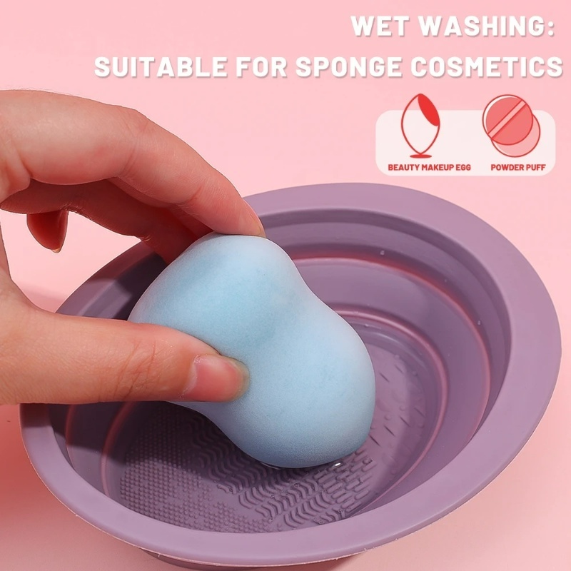 Miếng Silicone Vệ Sinh Cọ Trang Điểm Đa Năng Có Thể Tái Sử Dụng