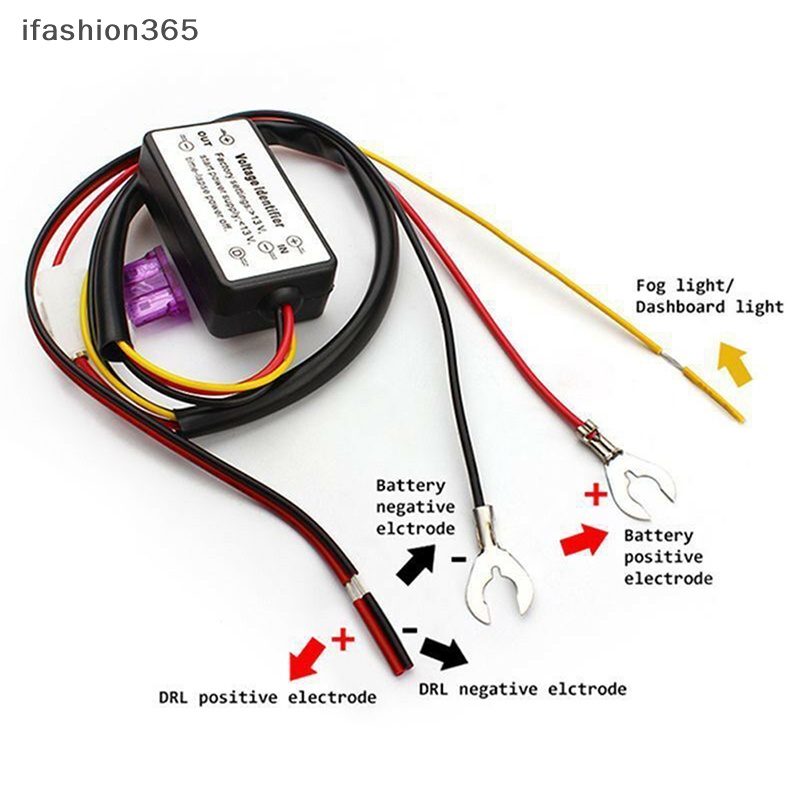 Mô-đun Điều Khiển Bật / Tắt Đèn LED Ban Ngày Tự Động ifashion365 DRL Cho Xe Hơi