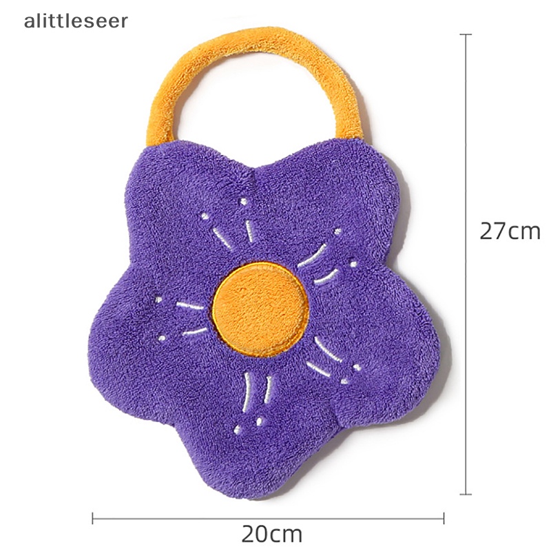 Khăn Lau Tay Bằng Vải Nhung San Hô Mềm Mại Thấm Hút Nước Nhanh Khô Tiện Dụng Cho Nhà Bếp / Phòng Tắm