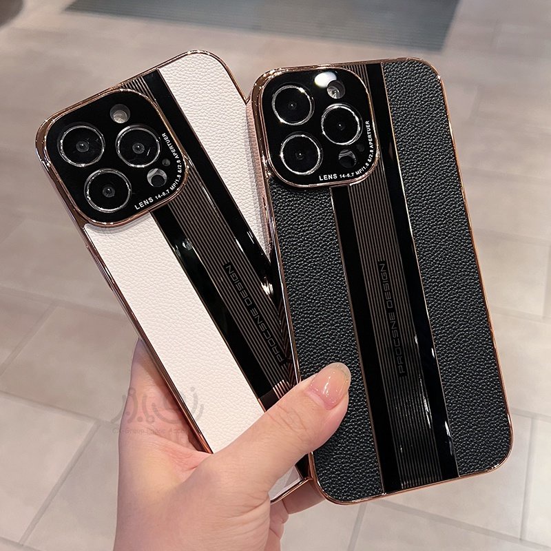 Ốp Điện Thoại Cho iPhone 14 13 Pro Max 14pro 13pro Da Phong Cách Doanh Nhân Sang Trọng 8 Màu Tùy Chọn