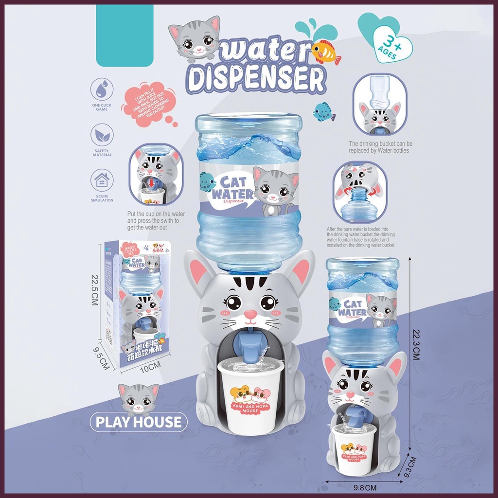 Đồ Chơi Bình Nước Hình Động Vật Dễ Thương Cho Bé