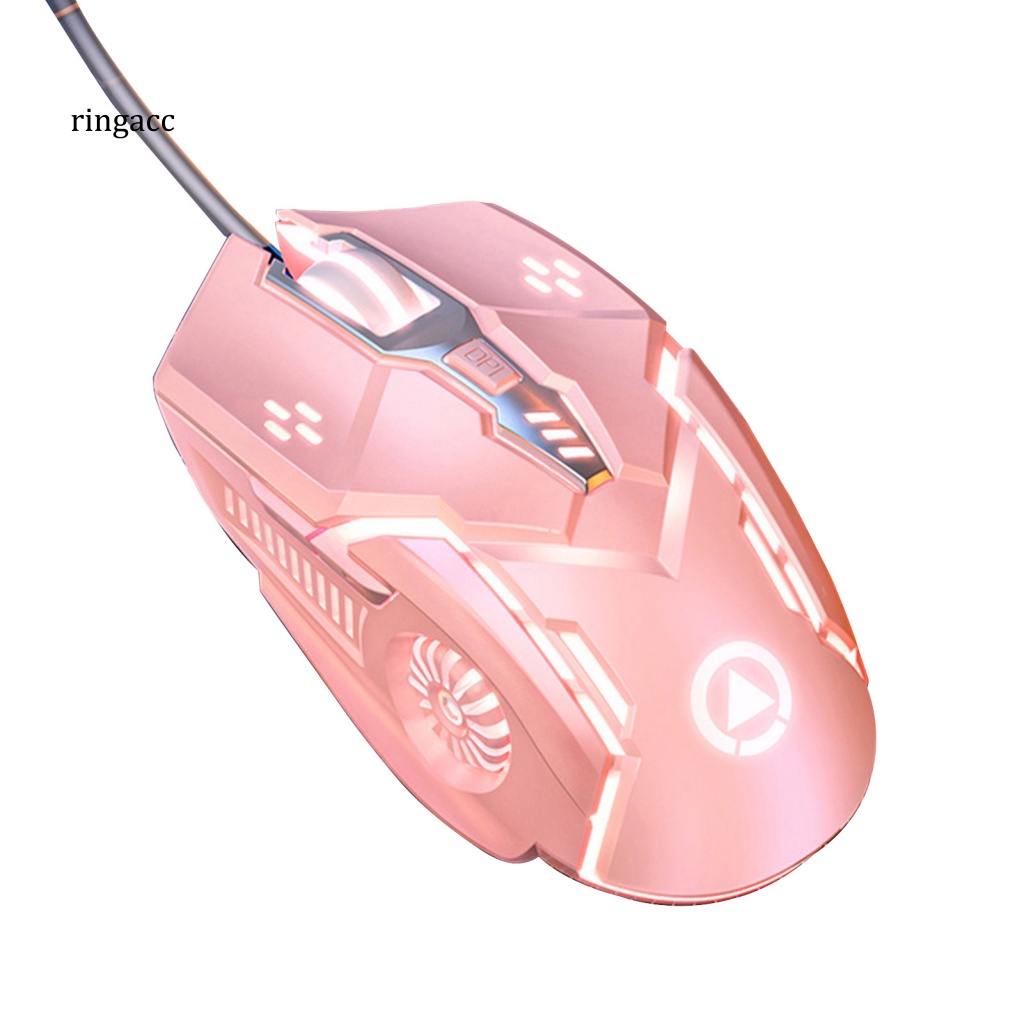 Chuột Máy Tính Có Dây RGA G5 RGB 3200DPI Cổng USB Dùng Cho Laptop