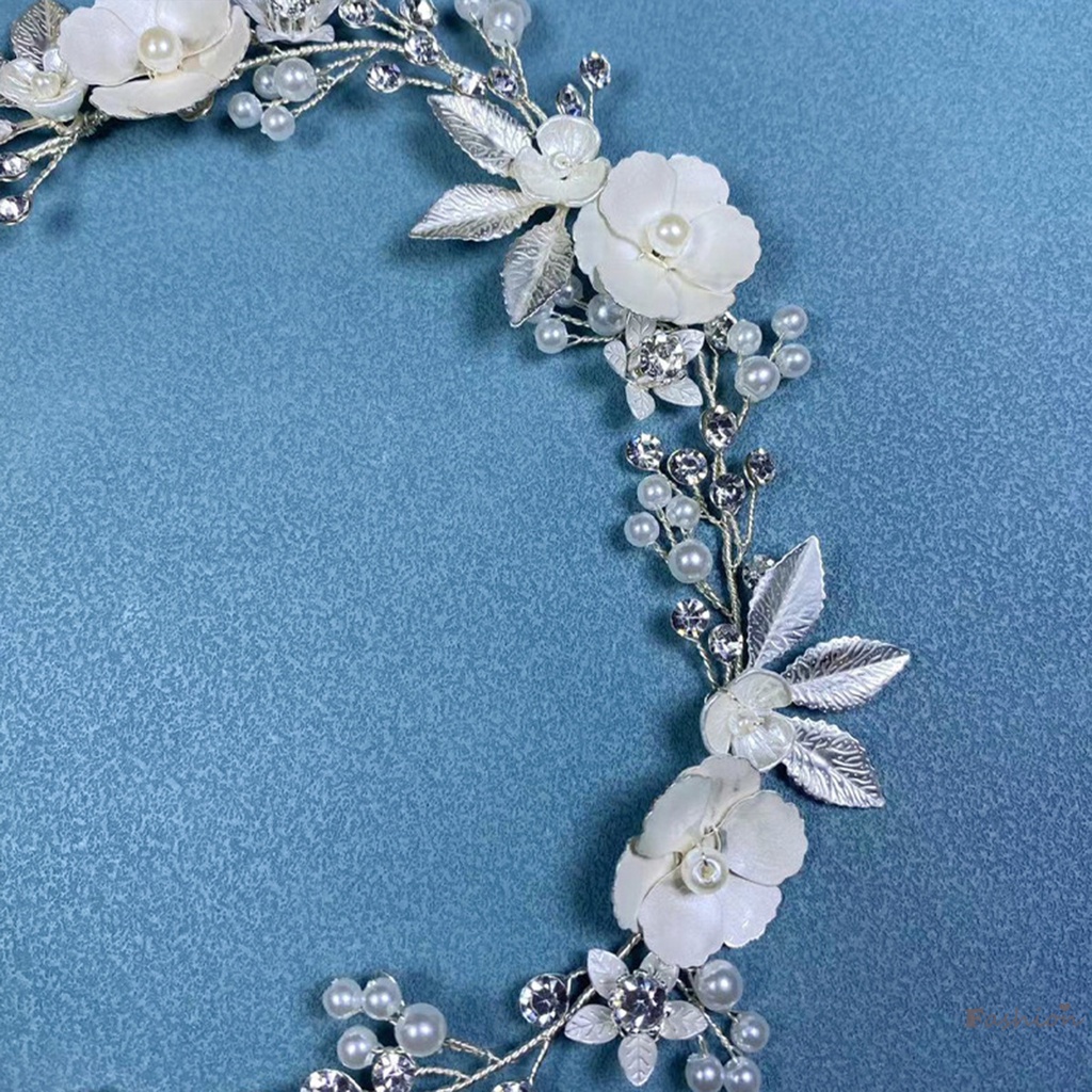 Băng Đô Cài Tóc Bằng Hợp Kim In Họa Tiết Hoa Phong Cách Cổ Điển Cho