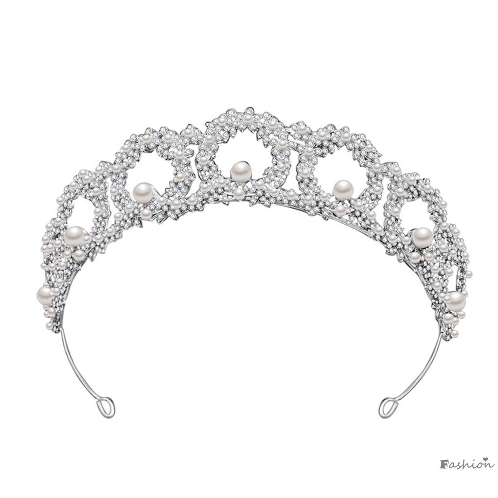 Vương Miện Cài Tóc Đính Pha Lê
