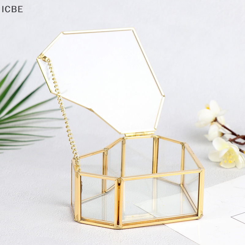 Hộp Đựng Nhẫn Cưới Hình Trái Tim Bằng Thủy Tinh