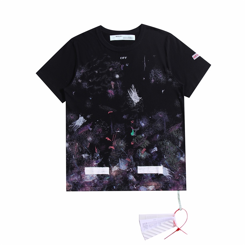 Bán Chạy Nhất Áo Thun Thể Thao Cotton Tay Ngắn In Họa Tiết Pháo Hoa Bầu Trời Sao Unisex