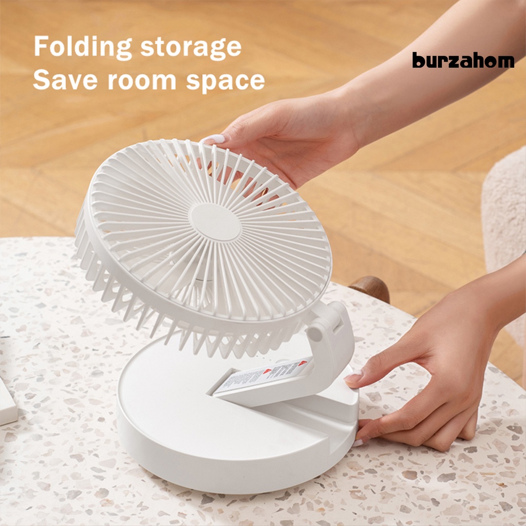 Quạt Để Bàn 4000mAh 3 Tốc Độ Tùy Chỉnh Kèm Sạc USB Tiện Dụng Cho Văn Phòng
