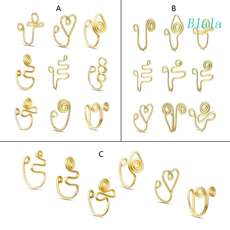 Bộ Khuyên Mũi Có Thể Điều Chỉnh Kích Cỡ Tiện Dụng Cho Nữ