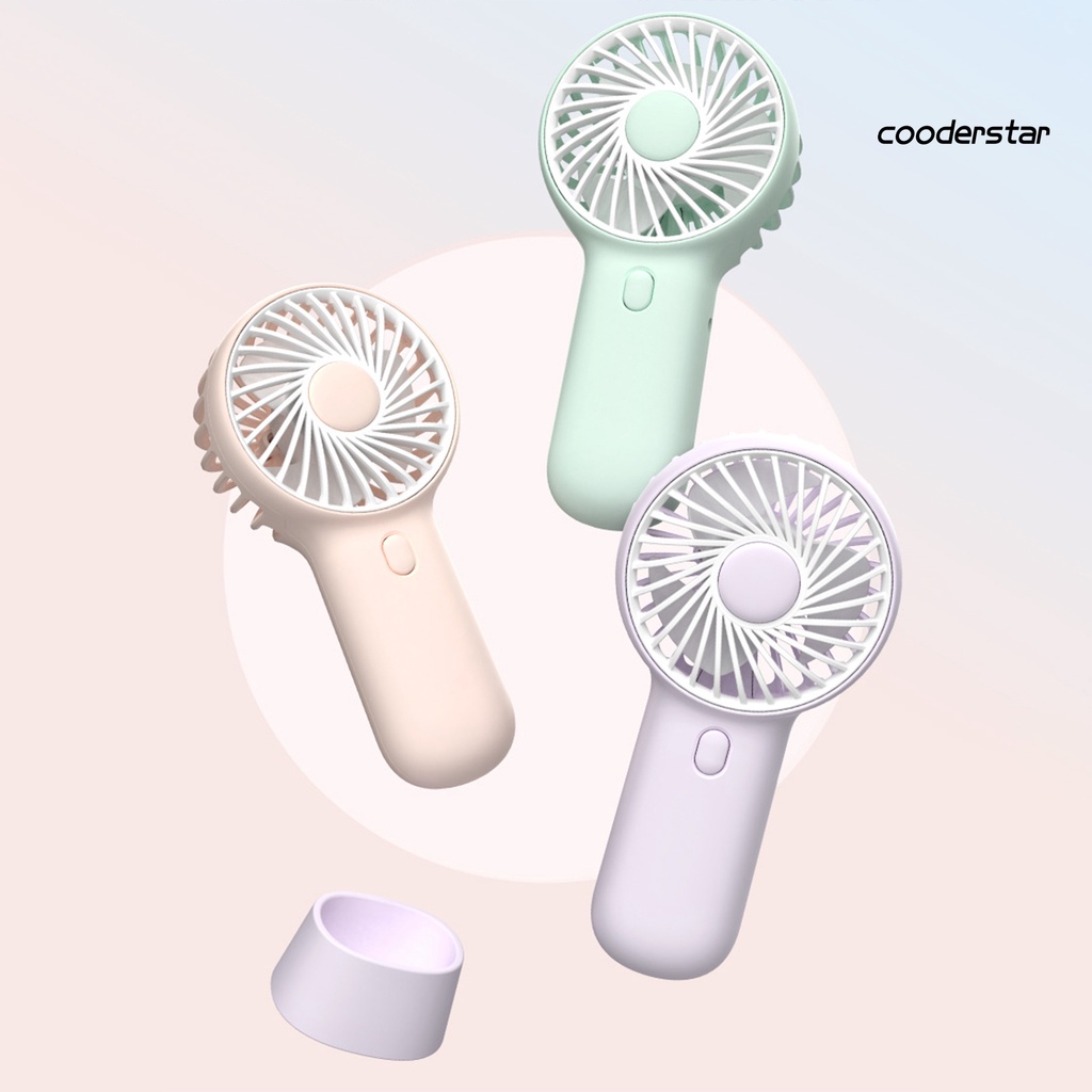 1 Bộ Quạt 2 Bánh Răng Cầm Tay Mini Tiếng Ồn Thấp Có Thể Tháo Rời