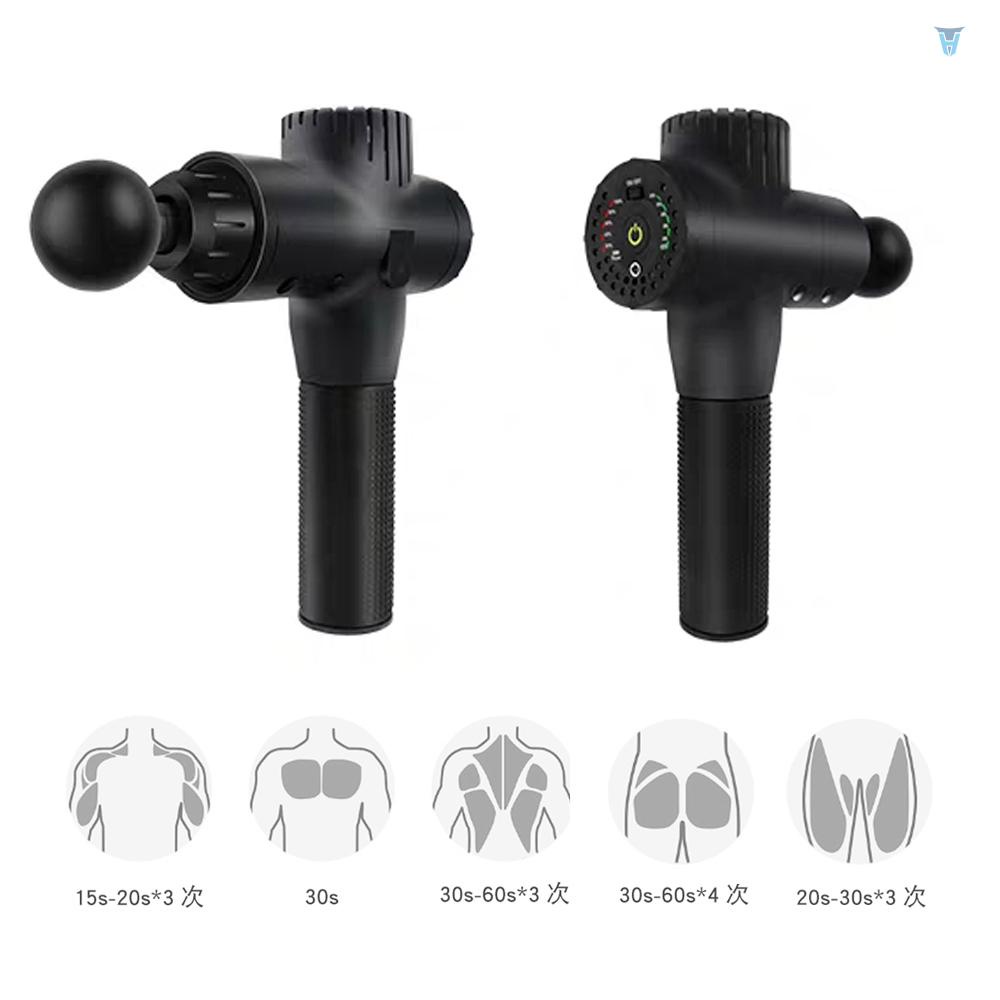 Bộ Dụng Cụ Mát Xa Cơ Bắp Không Dây Tần Số Cao Siêu Nhẹ Kích Thước Nhỏ Gọn Tiện Dụng Cho Gia Đình