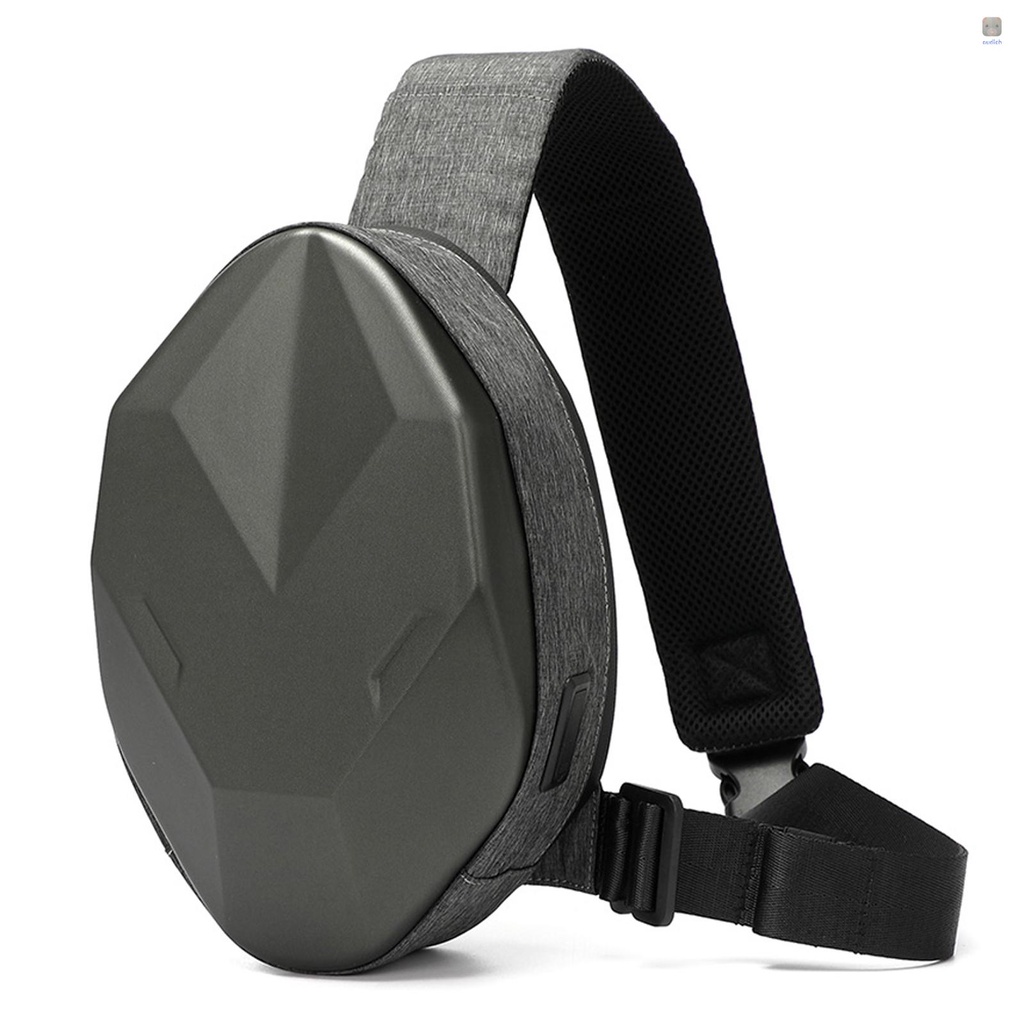 Túi Đeo Chéo Chống Thấm Nước Có Cổng Sạc USB