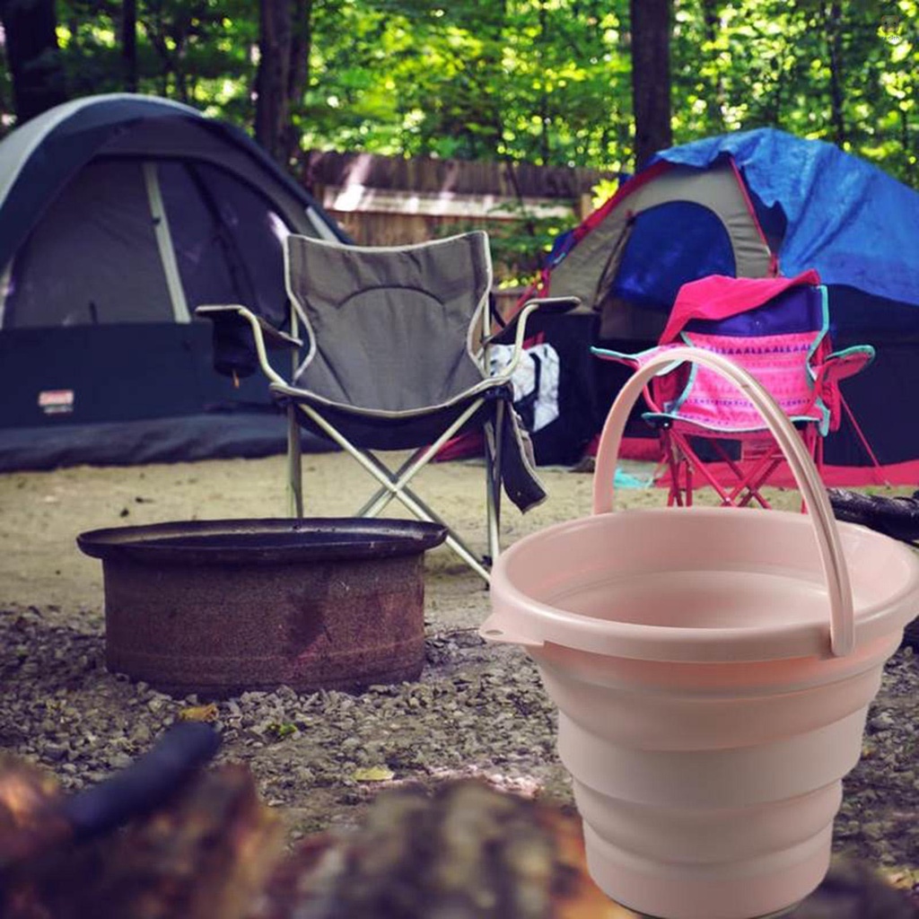 Xô Đựng Cá Đa Năng Có Thể Gấp Gọn Tiện Dụng Mang Theo Du Lịch Cắm Trại