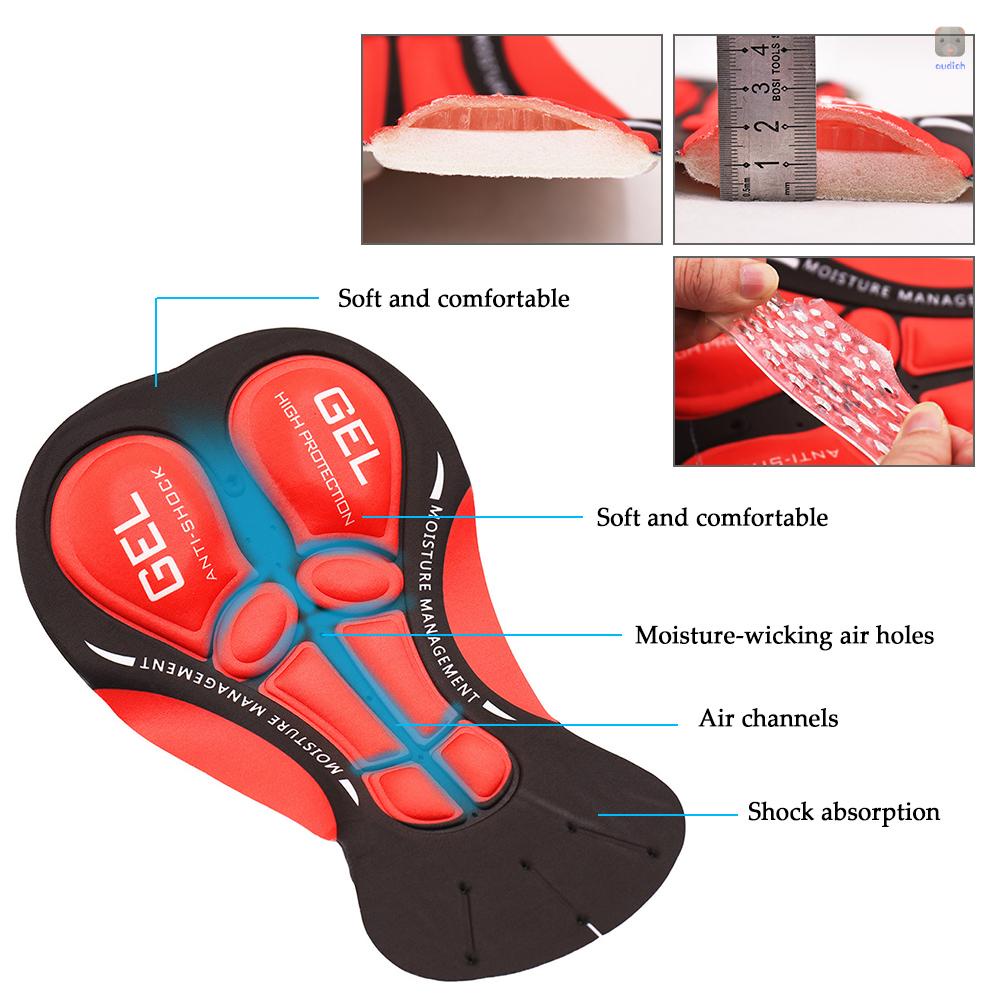 Quần Short Đạp Xe Có Đệm Gel 3D Thoáng Khí Cho Nam