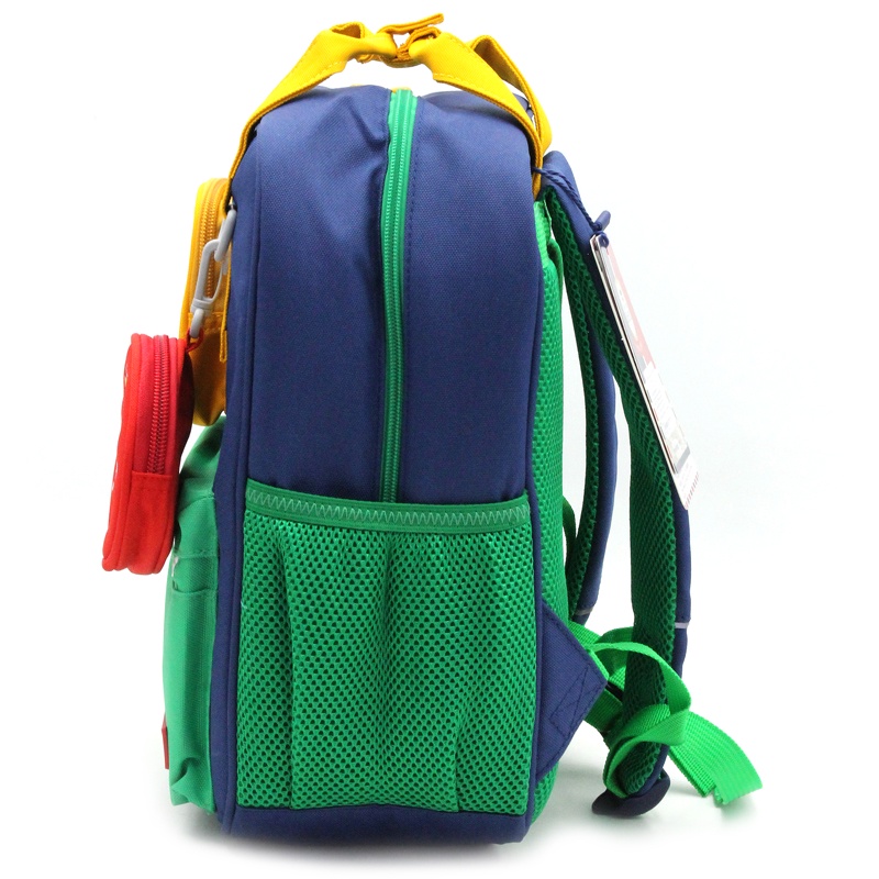 Ba Lô Học Sinh Nhỏ + Túi Mini Khủng Long - SUN EIGHT 22067 ELV 2023 - Màu Xanh