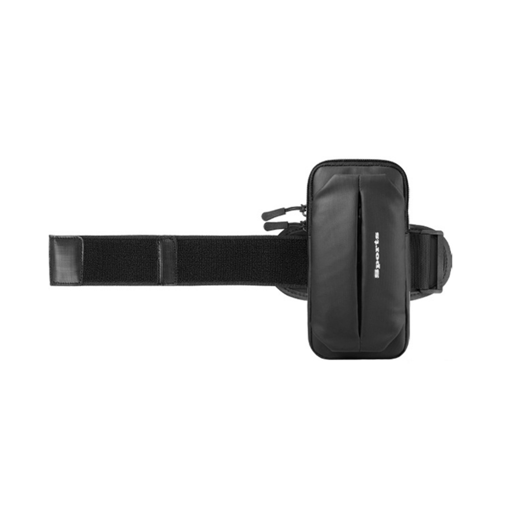 Nicetrave.mx Túi Đựng Điện Thoại Đeo Cánh Tay Tập Thể Dục Ngoài Trời Nhiều Lớp In Chữ Thời Trang Unisex