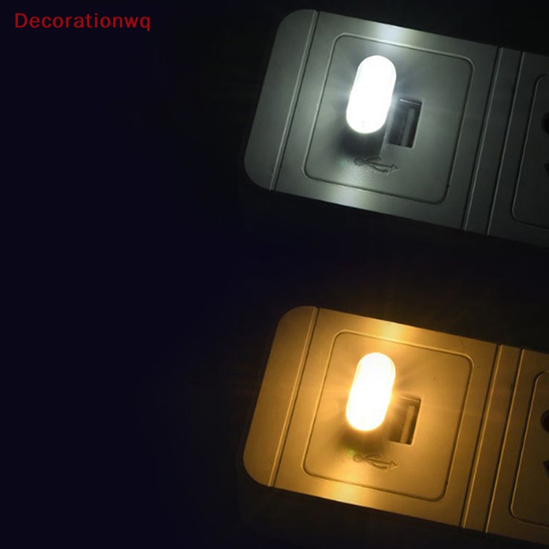 1 Đèn LED USB Ánh Sáng Trắng Tự Động Trang Trí Nội Thất Xe Hơi Mới
