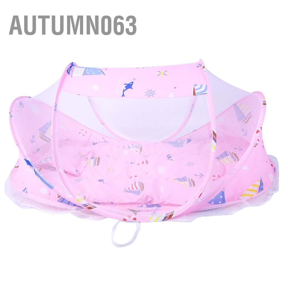 Autumn063 3 Cái/bộ Di Động Có Thể Gập Lại Lều Chống Muỗi Cho Trẻ Sơ Sinh Ngủ Du Lịch Bé