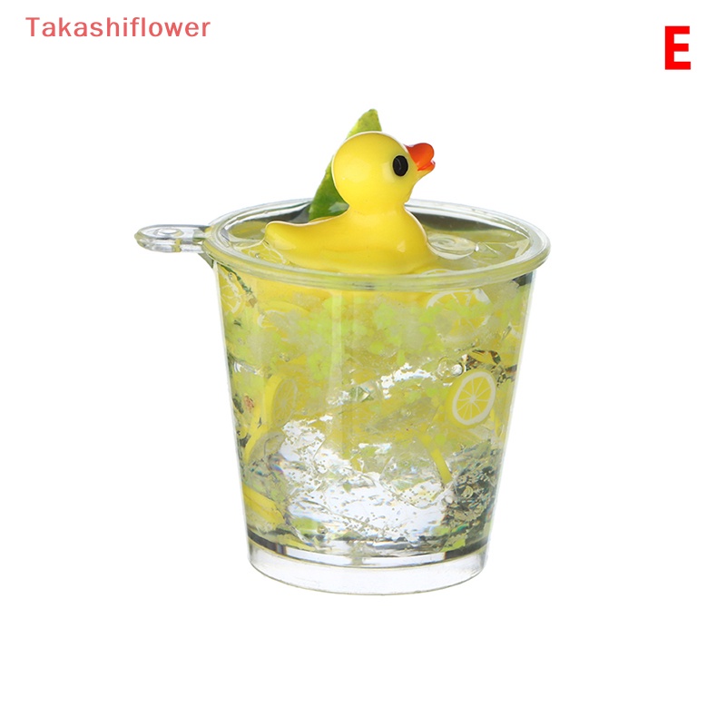 1 Đồ trang trí Ly Nước Đá Mini Màu Dạ Quang Dùng Trang Trí Tiểu Cảnh