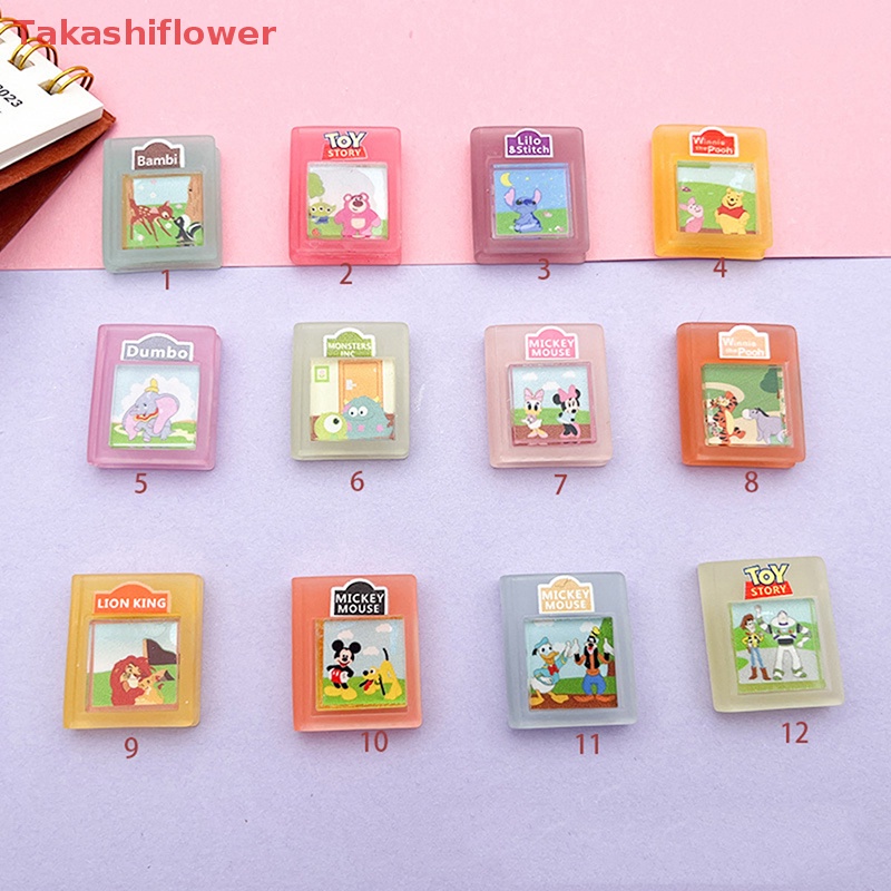 (Takashiflower) Bộ 2 Kẹp Tóc Mini Bằng Nhựa Resin Dạ Quang Cho Bảng Điều Khiển Xe Hơi