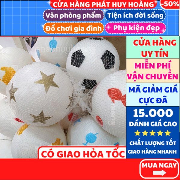 Banh đá cho bé ⚽️ FREESHIP 🚛 Có video thật 🎥 Banh đá cho bé size vừa ✓Vui nhộn ✓Giá rẻ - Phát Huy Hoàng