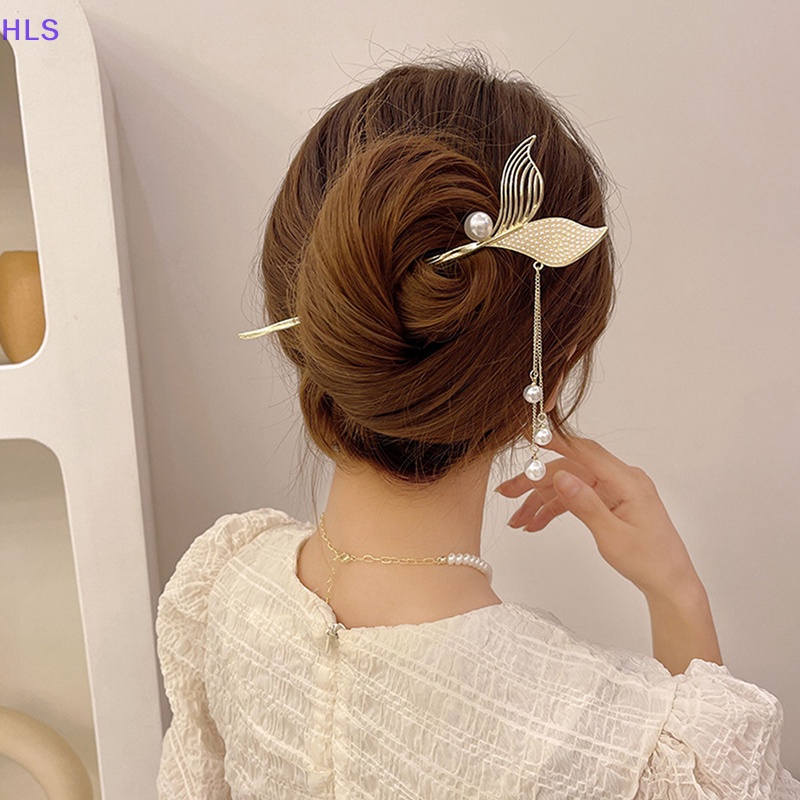 Trâm Cài Tóc Đính Đá Phối Tua Rua Phong Cách Trung Hoa Cổ Điển