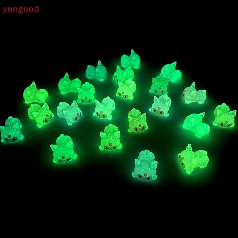 Set 2 Tượng Kuromi Dạ Quang Dễ Thương Dùng Trang Trí