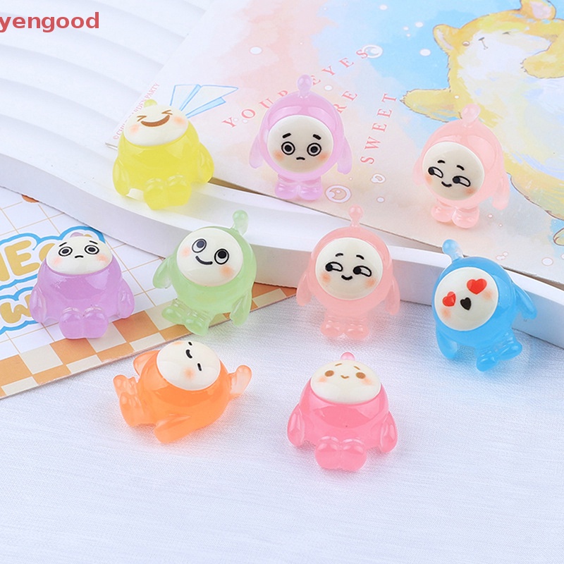 Bộ 5 Tượng Trang Trí Dạ Quang Nhiều Màu Sắc Dễ Thương