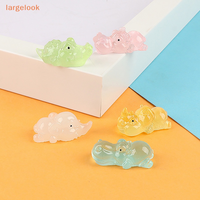 1 Tượng Động Vật Hoạt Hình Mini Phát Sáng Trang Trí Xe Hơi