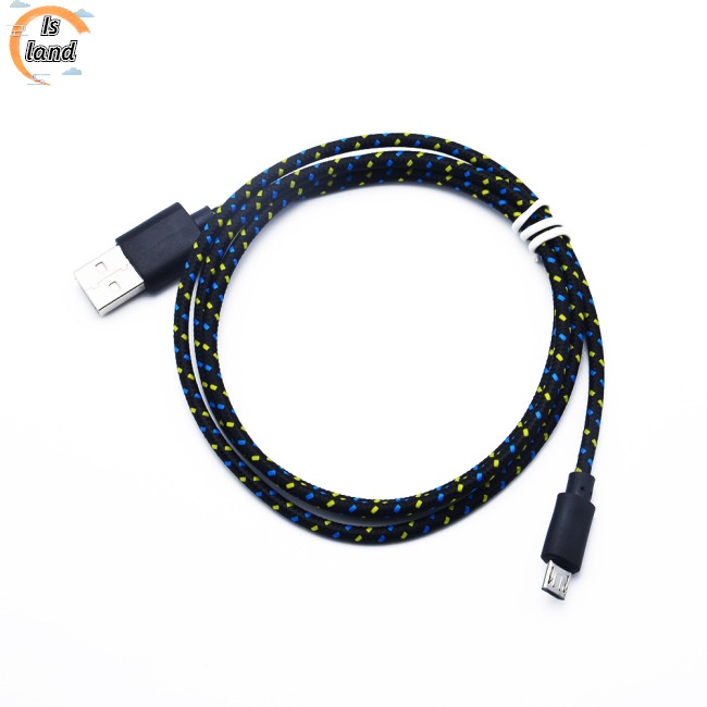 Dây Cáp Sạc Micro-usb Sợi Nylon Bện Cho Điện Thoại Android S7