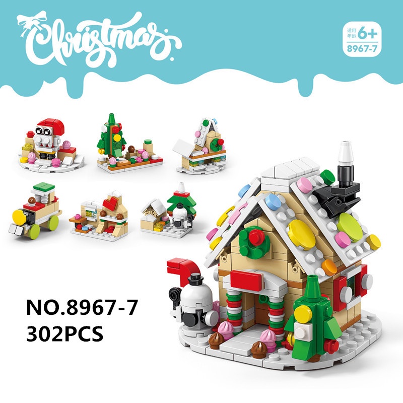 Gorock DIY Khối Xây Dựng Giáng Sinh Đáng Yêu DIY Wonderland Với Kawaii Cho Trẻ Em!