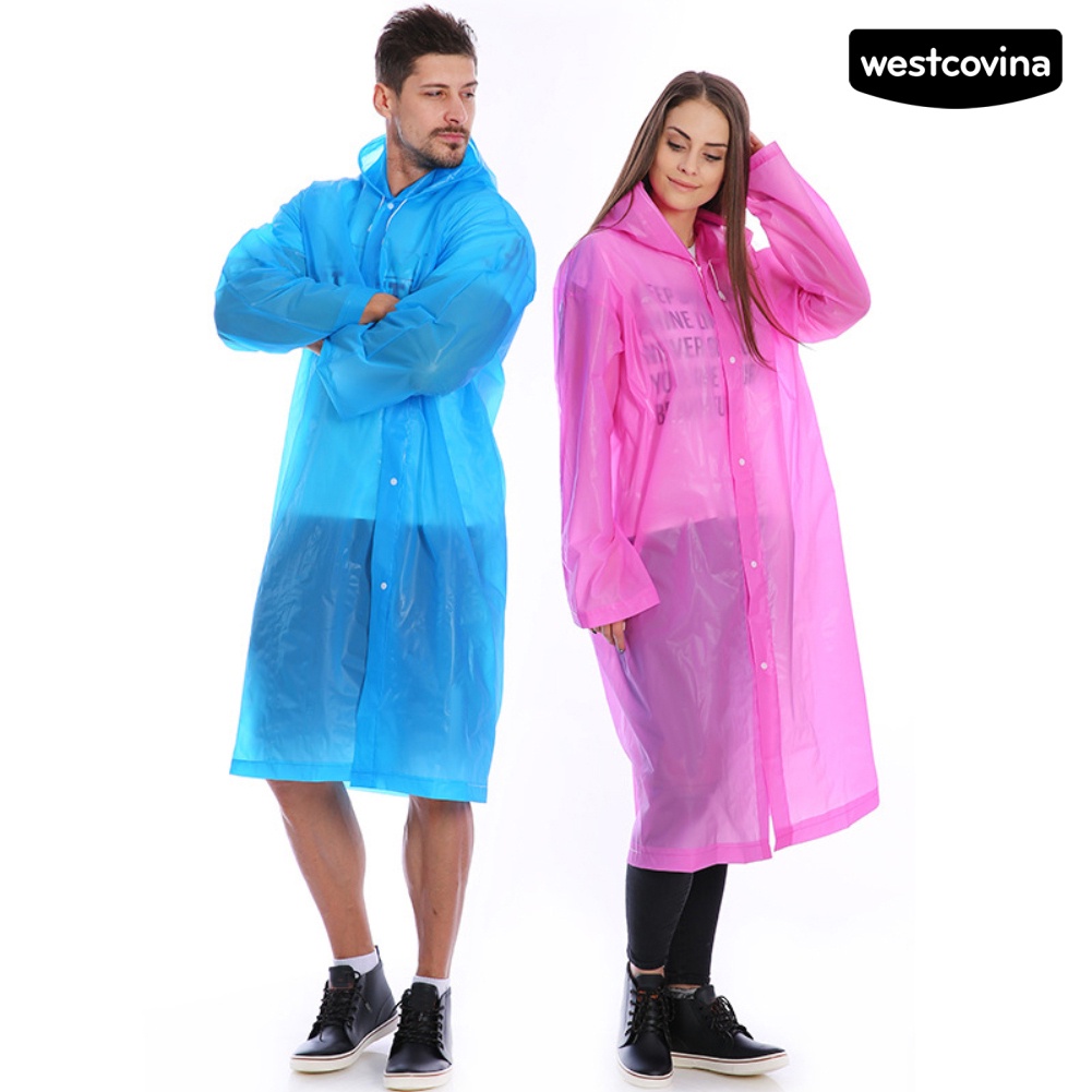 [COD]☁Áo Mưa Di Động Có Mũ Trùm Dày Dặn Chống Nước Có Thể Tái Sử