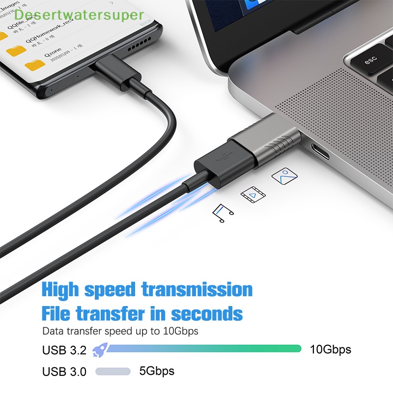 Đầu Chuyển Đổi USB 3.2 Type C Sang USB 3.2 Bằng Hợp Kim Kẽm Cho Điện Thoại Di Động