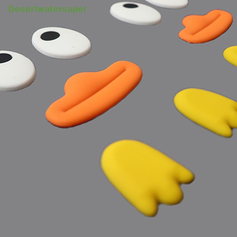 Dsvn Phụ Kiện Trang Trí Điện Thoại Hình Vịt Con Hoạt Hình Ba Chiều diy Bằng Silicon