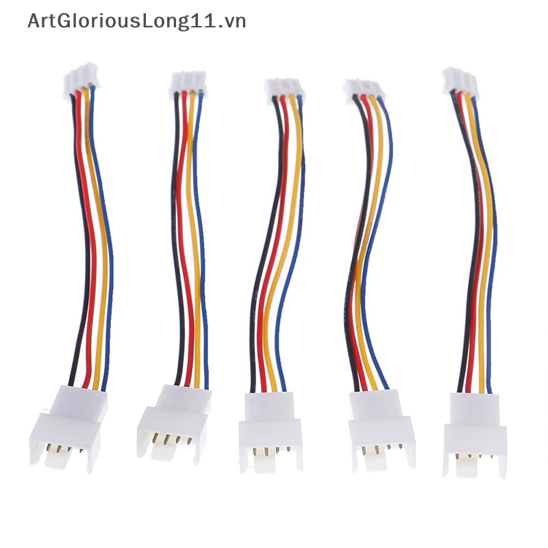 Set 2 Dây Cáp Nối Dài Quạt Tản Nhiệt 4 Pin Sang 3pin 4pin PWM Tiện Dụng