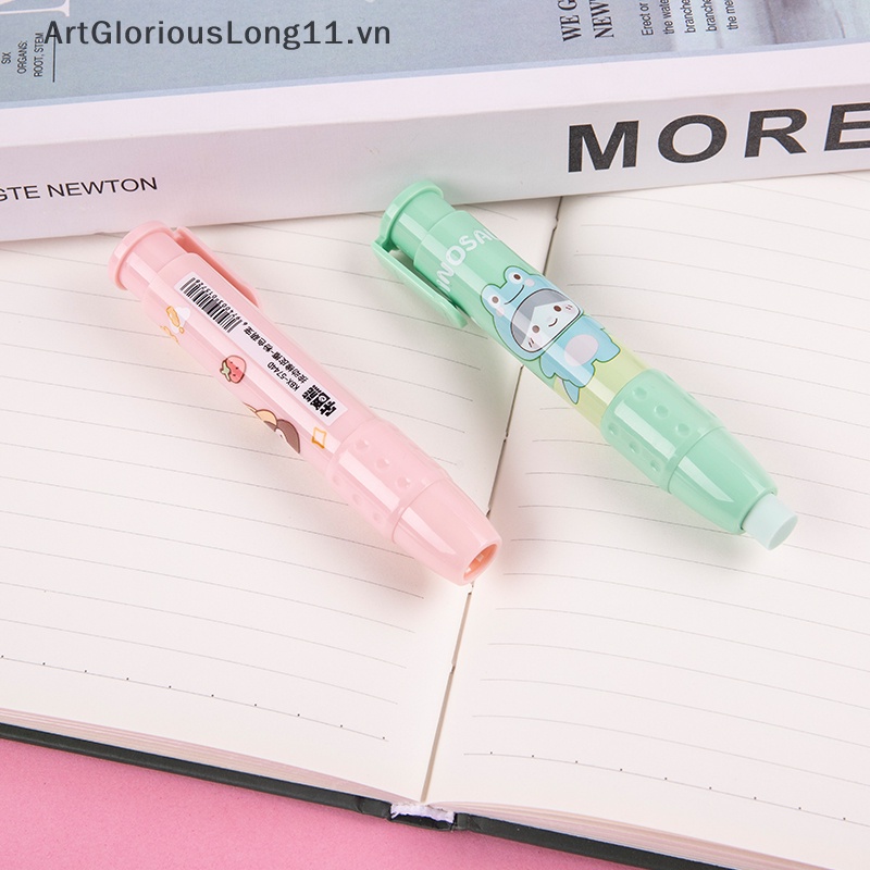 Cục Tẩy Bút Chì Dạng Nhấn Bằng Cao Su Mềm Có Thể Thu Gọn Cho Trẻ Em