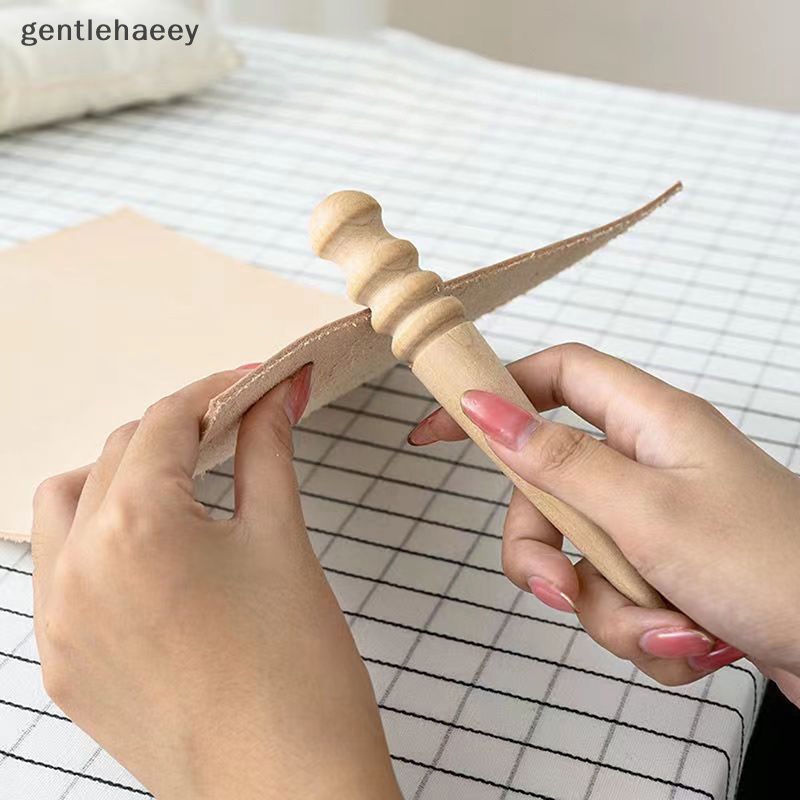 Dụng Cụ Đánh Bóng Cạnh Đồ Da Bằng Gỗ Trơn Chuyên Dụng