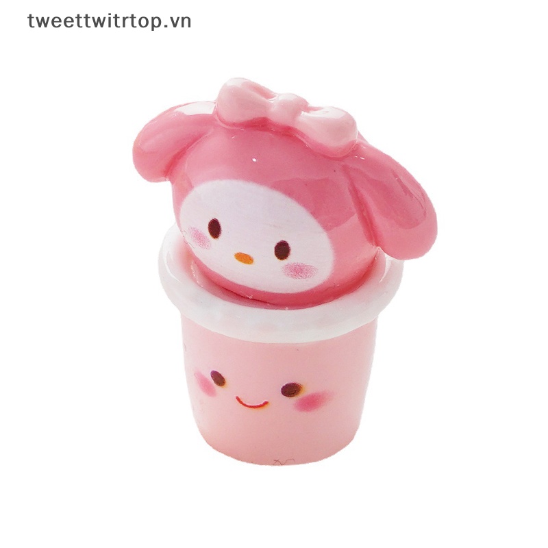 Trtop Dây Xích Resin Ba Chiều Màu Macaron Hình Động Vật Hoạt Hình Dễ Thương Làm Móc Khóa Điện Thoại Di Động DIY