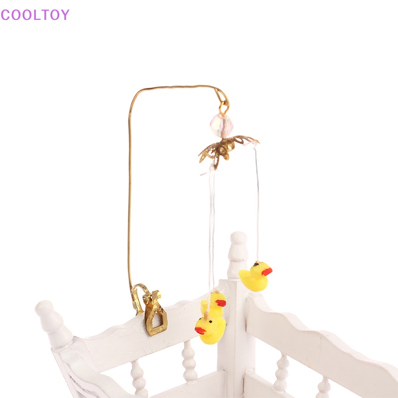 Phụ Kiện Trang Trí Nhà Búp Bê Hình Chú Vịt Nằm Ngủ Xinh Xắn Tỷ Lệ 1: 12