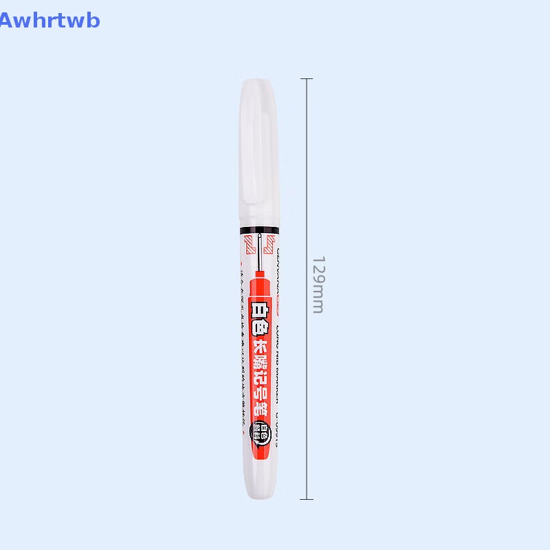 Bút Đánh Dấu Mực Trắng Hai Đầu Dài 20MM Đa Chức Năng Dùng Trong Làm Đồ Gỗ Mới