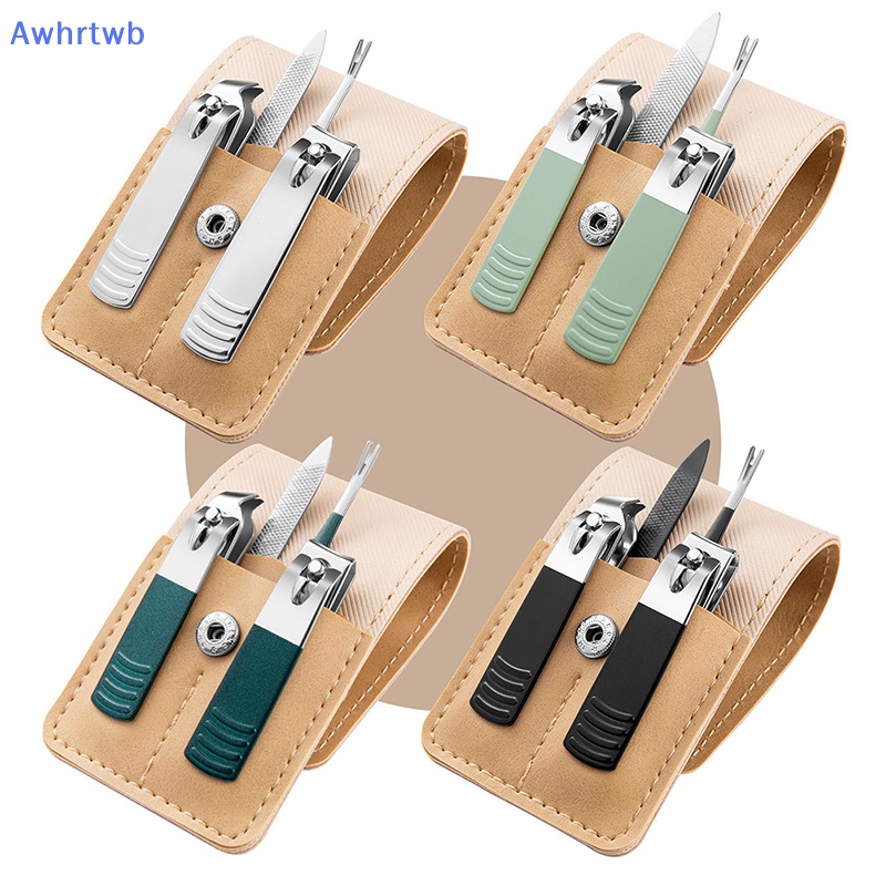 Bộ 4 Dụng Cụ Chăm Sóc Móng Tay Bằng Thép Không Gỉ Mới