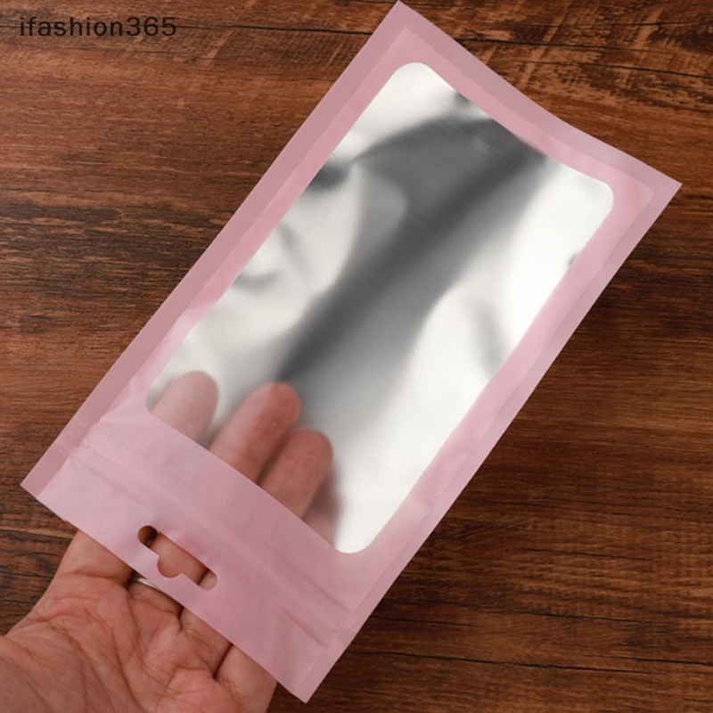 [ifashion365] 20 Túi Zip Nhôm Có Thể Tái Sử Dụng Mylar Đựng Thực Phẩm VN