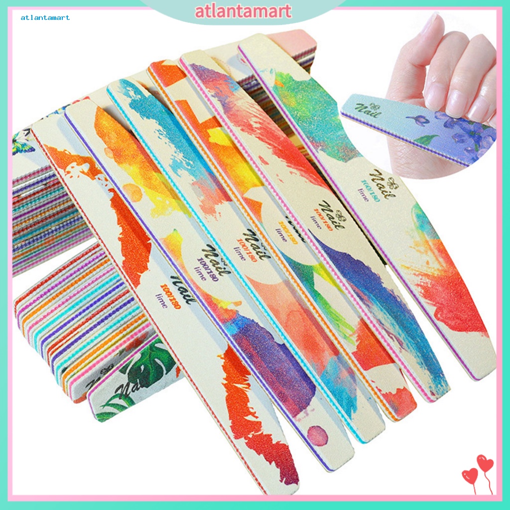 Túi Đựng Đồ Dùng Cao Cấp Tiện Dụng| Set 6 Dũa Móng Tay Hình Bán Nguyệt Nhiều Màu Chuyên Nghiệp Cho Nữ