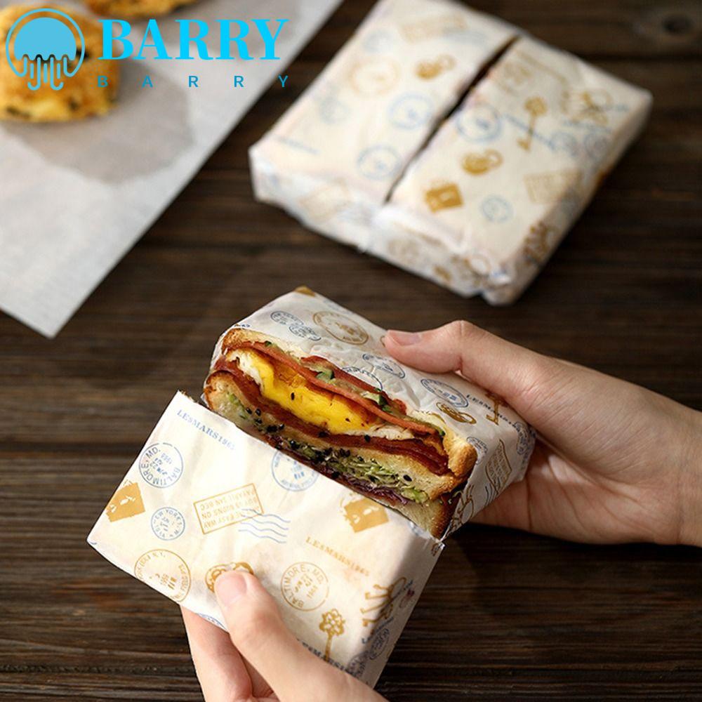 Set 50 Giấy Gói Bánh Burger / Cơm / Bánh Mì Tiện Dụng