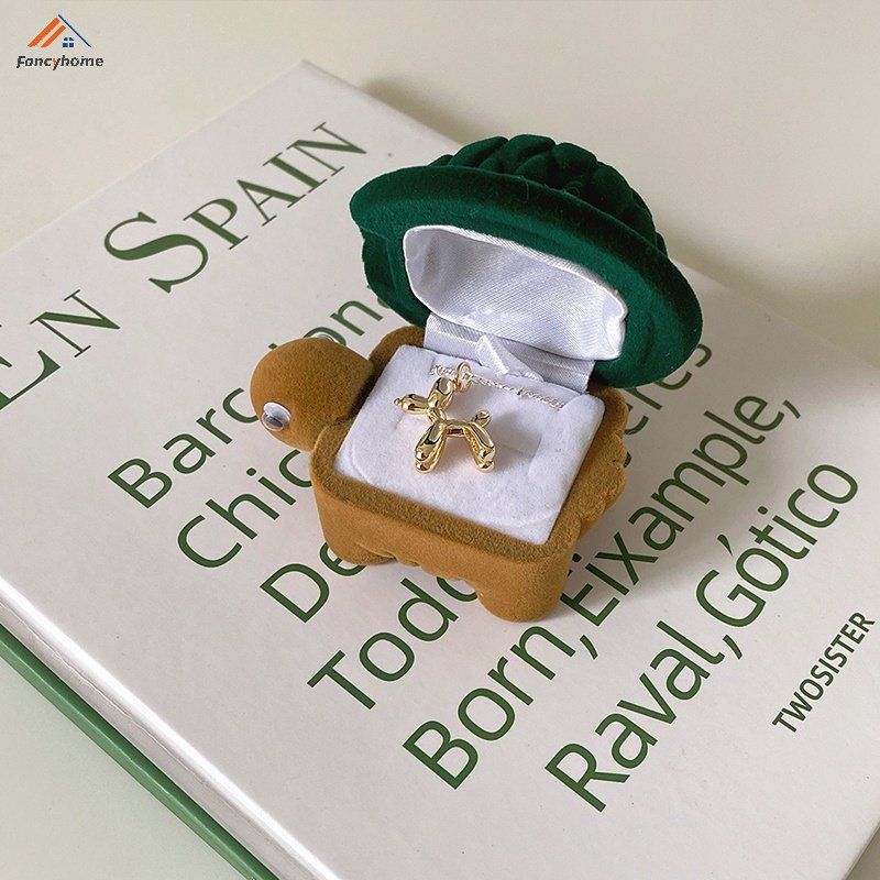 Hộp Đựng Trang Sức Hình Chú Rùa Dễ Thương Xinh Xắn