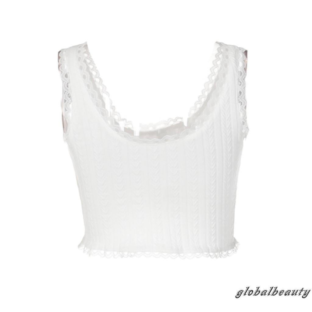 Áo Hai Dây Cổ Chữ U Hở Lưng Màu Trắng Thời Trang Mùa Hè Cho Nữ