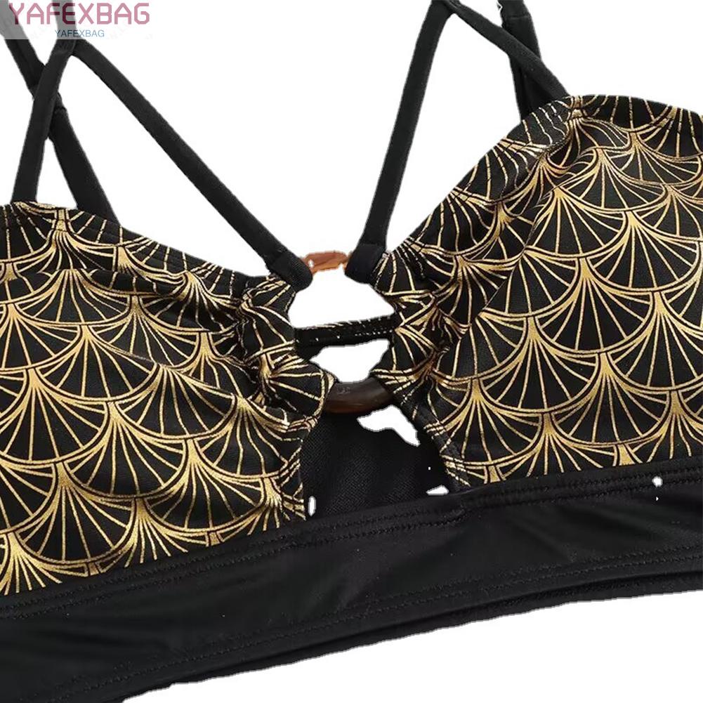 Womens Push-up Padded Bra High Waist Bikini Set Swimsuit Bathing Swimwear Beach