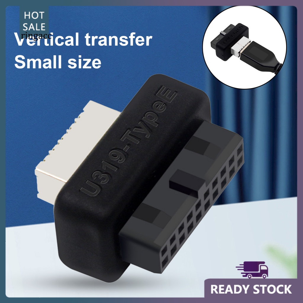 Bo Mạch Chủ RGA PH73S Tốc Độ Cao USB3.0 19P / 20P Sang Type-C 90 Độ Kèm Vỏ Đựng Thẻ Mở Rộng