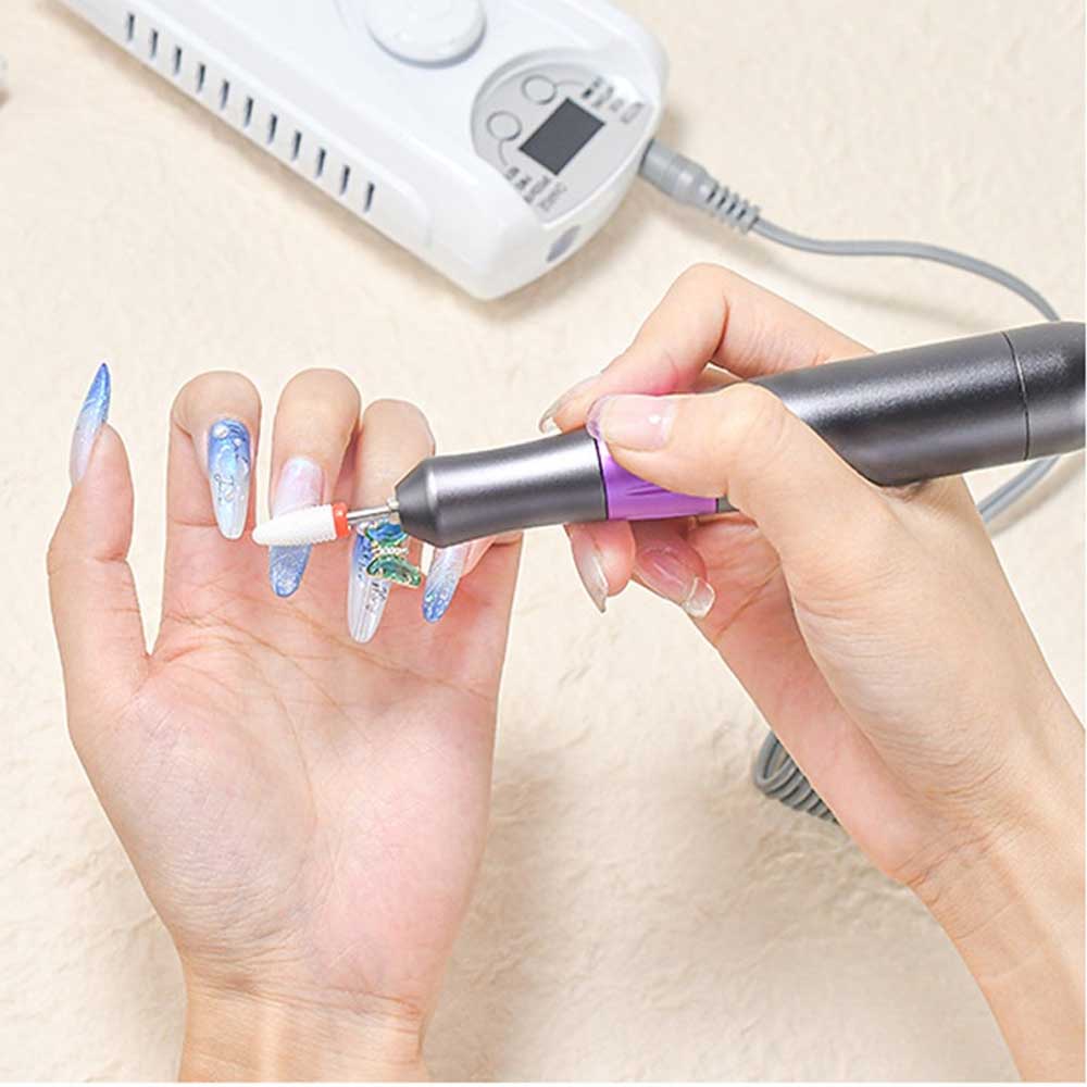 Máy Đánh Bóng Móng Tay Di Động Kèm Sạc Tiện Dụng Chất Lượng Cao