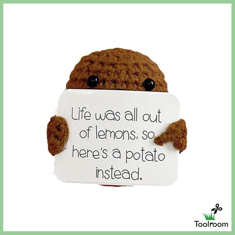 Búp Bê Đồ Chơi Bằng Len Hình Khoai Tây Chiên Vui Nhộn Dành Cho Bé