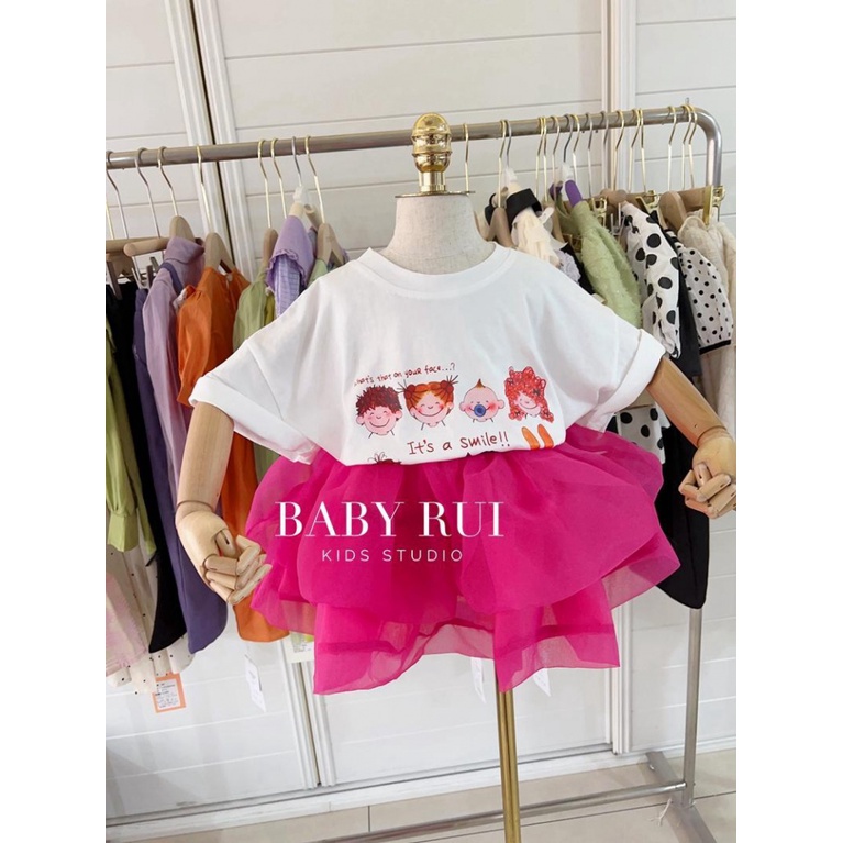 Chân Váy Phồng [Váy Phồng!Chân Váy Ngắn Kiểu Hàn Quốc Dễ Thương Thời Trang Mùa Hè Cho Bé Gái